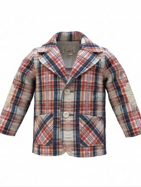 Vintage Good Lad Madras Plaid Blazer 3T
